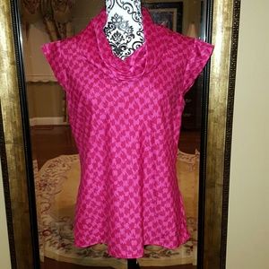 Banana Republic Cap Sleeve Pink Blouse